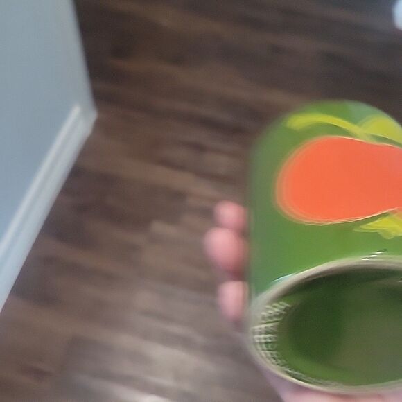 Vintage Waechtersbach Spain Green Red Apple Mug Kitschy Cottage Grandma 70s MCM - Picture 10 of 11